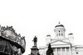 Helsinki Cathedral against a clear sky Royalty Free Stock Photo